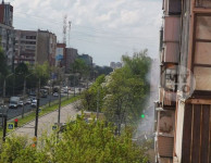 На ул. Ложевой в Туле загорелась квартира, Фото: 17