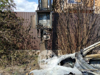 В селе Маслово сгорела машина депутата, Фото: 11
