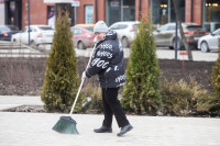 Илья Беспалов проинспектировал состояние общественных пространств Тулы после зимы, Фото: 34