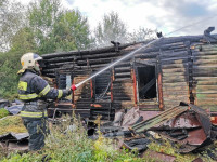 В деревне рядом с поселком Рассвет сгорел частный дом, Фото: 5