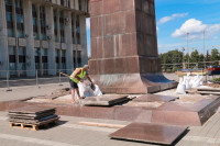 Ремонт памятника Ленину, Фото: 1