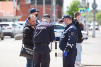 Полицейский рейд в тульских маршрутках: на пассажиров без масок составляют протоколы, Фото: 41