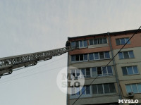 На ул. Степанова в Туле из горящей квартиры спасли двух человек, Фото: 9