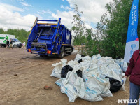 В Кондуках участники Всероссийской акции «Вода России» собрали 500 мешков мусора, Фото: 30