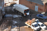 У дома, поврежденного взрывом в Ясногорске, демонтировали опасный угол стены, Фото: 31