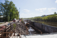 Монолитный мост через Упу в Туле: строители рассказали об особой технологии заливки бетона, Фото: 4