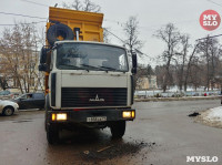 Самосвал порвал провода на ул. Первомайской, Фото: 5