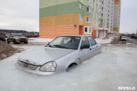 Машина вмерзла в лед, Фото: 8