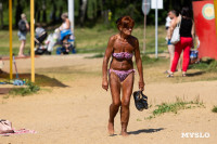 Жара в Туле: туляки спасаются от зноя на пляже в Центральном парке, Фото: 11