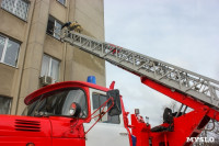 Тульские пожарные ликвидировали условное возгорание в здании суда, Фото: 7
