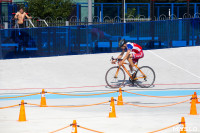 Как у тульских спортсменов проходят тренировки на велотреке в Заречье, Фото: 13