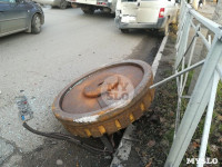 В Туле на машину упал гигантский электрический магнит, Фото: 4