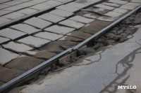 Туляки пожаловались на состояние трамвайных путей на Коминтерна, Фото: 4