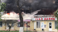Сгорел рынок "Салют", Фото: 4