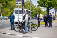 Полицейский рейд в тульских маршрутках: на пассажиров без масок составляют протоколы, Фото: 44