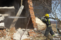 В Туле провели тренировку по тушению ландшафтного пожара, Фото: 98