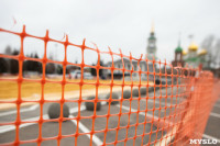 На площади Ленина начали устанавливать Губернский каток и главную ёлку Тулы, Фото: 31