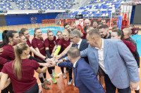 Губернатор Дмитрий Миляев встретился с волейболистками «Тулицы», Фото: 12