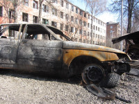 Сгоревшие сараи на улице Немцова в Туле, Фото: 2