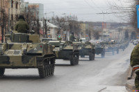 По Туле прошла колонна военной техники, Фото: 10