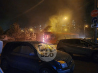 Сгорел автобус в Заречье , Фото: 2