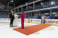 Тульская пара провела свадебную церемонию в Ледовом дворце, Фото: 11