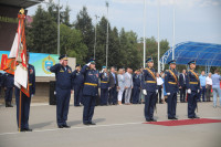 Командиру Тульского соединения ВДВ гвардии полковнику вручили боевое знамя, Фото: 9