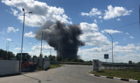 В Алексине произошел крупный пожар, Фото: 1