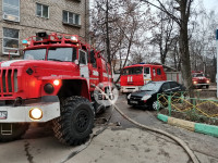 На улице Металлургов в Туле загорелась квартира , Фото: 18