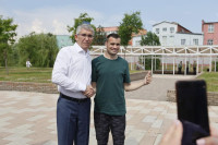 Дмитрий Миляев посетил праздничные площадки Дня России , Фото: 3