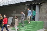 В Туле сотрудники МЧС эвакуировали госпитали госпиталь для больных коронавирусом, Фото: 18