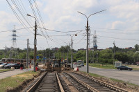 Ремонт трамвайных путей в Криволучье, Фото: 2