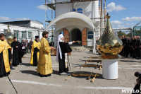 В тульской колонии освятили купола храма, Фото: 2