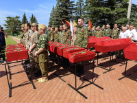 Перезахоронение останков бойцов на Кургане Бессмертия в Белеве 2023, Фото: 17