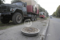 Авария с трамваем на ул. Металлургов, Фото: 1