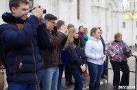 Тульские школьники побывали на церемонии развода караулов в Московском Кремле, Фото: 6