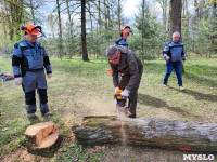 ЕВРАЗ посадил в Пролетарском парке 100 деревьев, Фото: 33