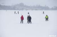 В Туле выбрали лучших рыбаков по ловле на бле­сну со льда, Фото: 30