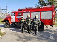 Учения пожарных в Скуратово, Фото: 5