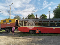 На Красном перекопе в Туле столкнулись два трамвая, Фото: 12