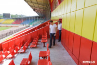 Владимир Груздев проинспектировал стадион "Арсенал" перед первой игрой команды в Премьер-лиге, Фото: 6