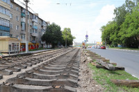 Ремонт трамвайных путей в Криволучье, Фото: 3