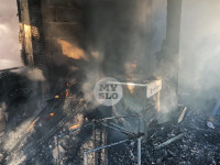 На ул. Баженова в Туле крупный пожар уничтожил жилой дом, Фото: 8