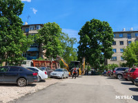 Поврежденные БПЛА дома в Туле, Фото: 27