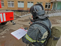 Учения МЧС: В Тульской областной больнице из-за пожара эвакуировали больных и персонал, Фото: 31