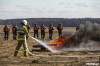В Туле провели тренировку по тушению ландшафтного пожара, Фото: 44