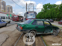 Серьезное ДТП на Зеленстрое: водитель «девятки» от удара вылетел из машины, Фото: 15