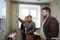Алексей Дюмин посетил дом в Ясногорске, восстановленный после взрыва, Фото: 7