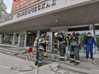 Учения МЧС: В Тульской областной больнице из-за пожара эвакуировали больных и персонал, Фото: 26