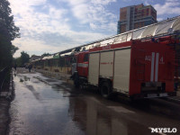 На ул.9 Мая сгорел рынок "Салют", Фото: 3